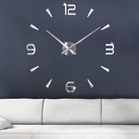 Horloge Murale Géante 3D DIY CLOCK